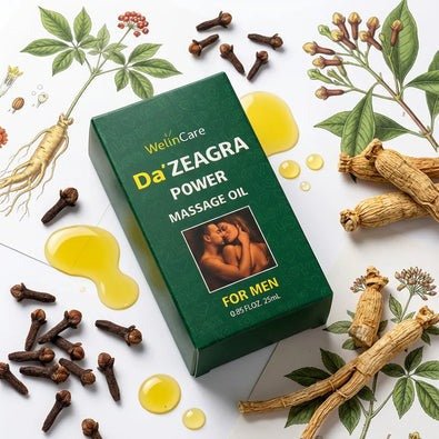 Da Zeagra Power Massage Oil for Men | Premium Herbal Oil - Nexo Power
